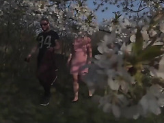 I Filmed A Sexy Fit Blonde PAWG And Her BF Enjoying Their First Risky Outdoor Fuck In The Forest